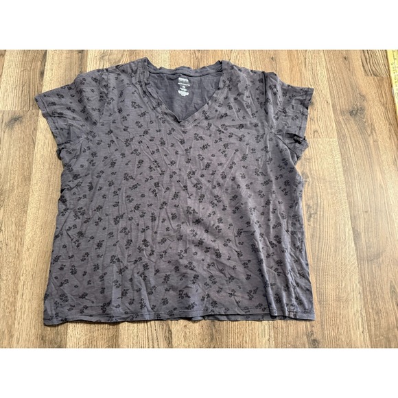 Sonoma Tops - Sonoma Shirts Women's Size Extra Large Gray Short Sleeve V-Neck The Everyday Tee